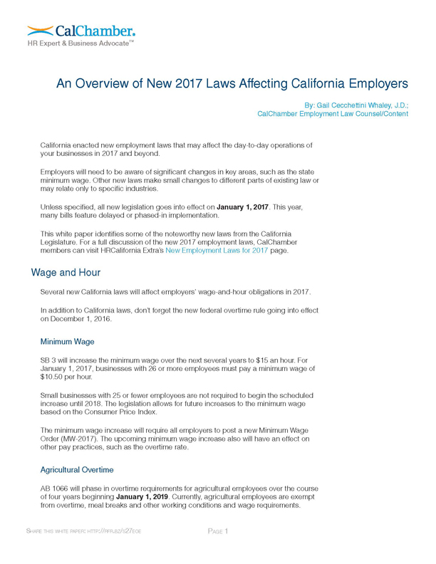 new-california-employment-laws-affecting-businesses-in-2017-and-beyond