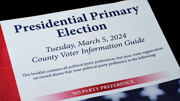 California’s Primary Election is March 5