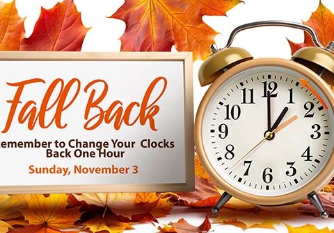 Fall Back’ Sunday as Daylight Saving Time (DST) Ends