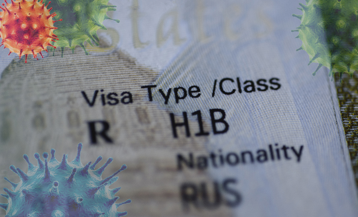 The COVID-19 national emergency declaration has affected the H-1B Visa process.