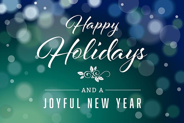 Happy Holidays and a Joyful New Year!