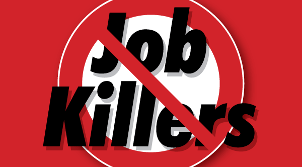 One job killer bill would significantly raise employers' payroll taxes to fund a 130 percent increase in unemployment payments just as California's businesses are struggling to survive a pandemic-caused shutdown.