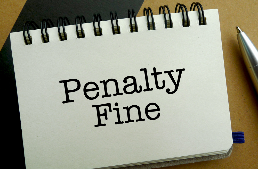 penalty/fine
