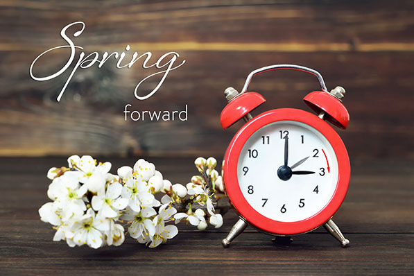 spring forward Sunday march 8