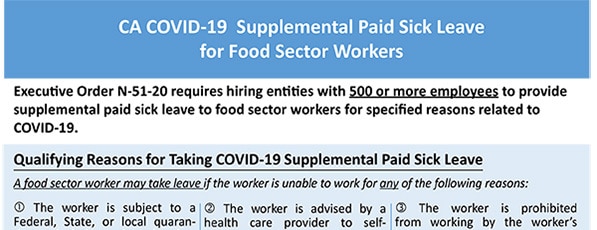 New California COVID-19 Supplemental Paid Sick Leave Notice - HRWatchdog